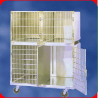 Specialitati animale companie - Custi modulare pe doua nivele